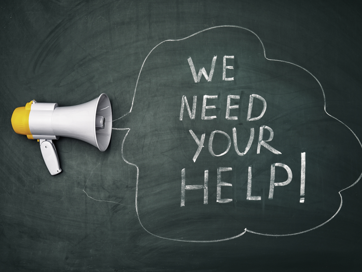 We need your help