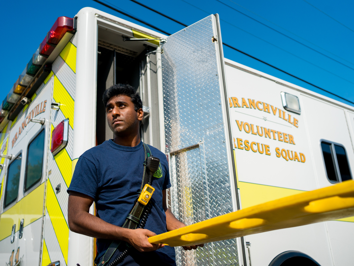 Volunteer first responders' mental health may suffer due to traumatic events they are exposed to.